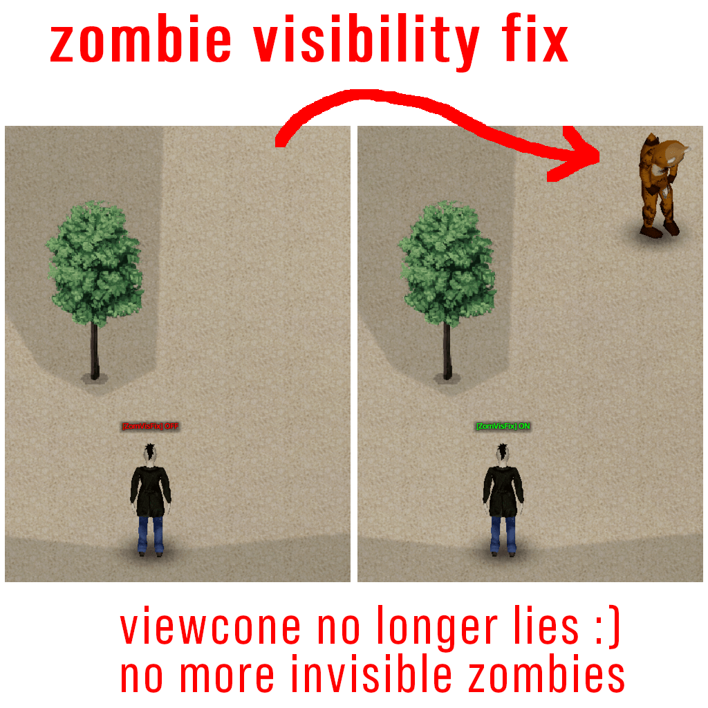 Zombie Visibility Fix