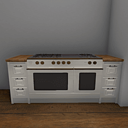 Maison Kitchen cooker and drawers 200 cm