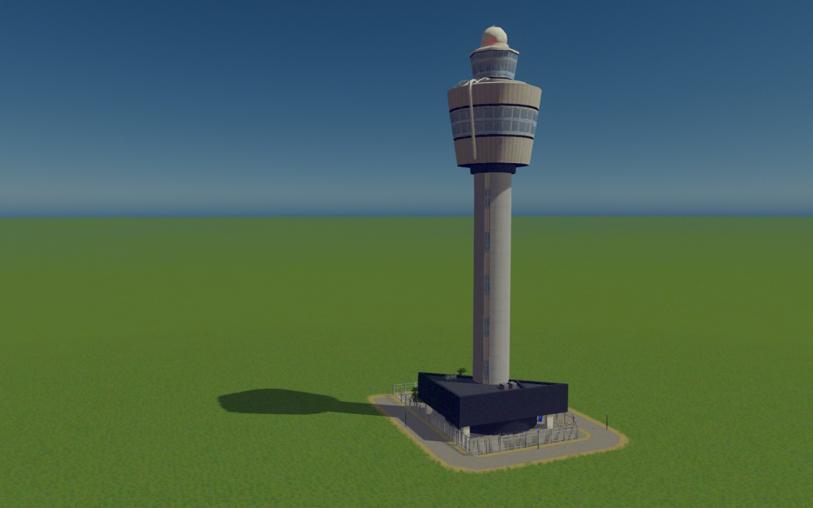 Schiphol Tower  (illuminated windows)
