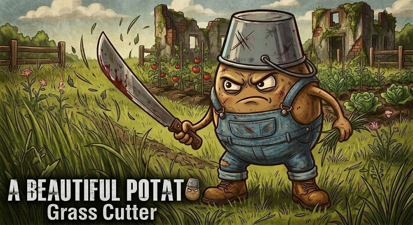 Beautiful Potato Grass Cutter