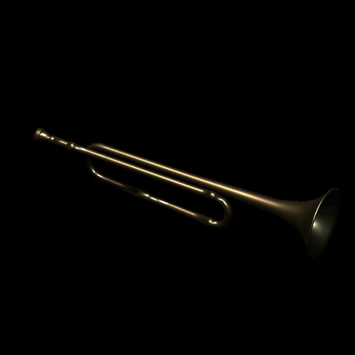 Object, Music Instrument, Bugle 1