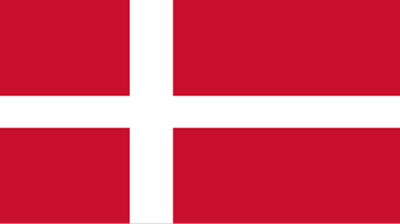 The flag of Denmark