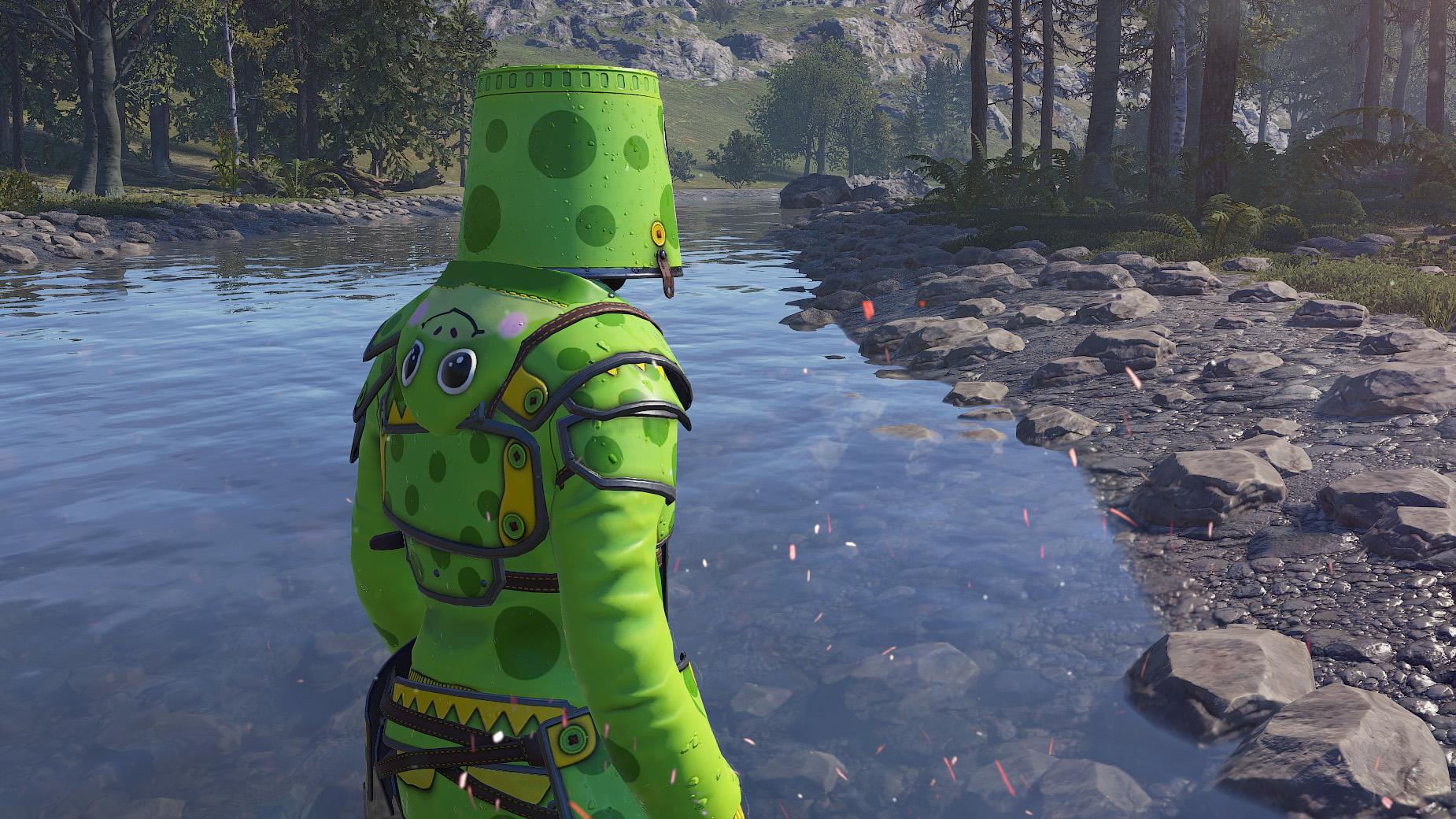 Frog Cosplay Bucket Helmet