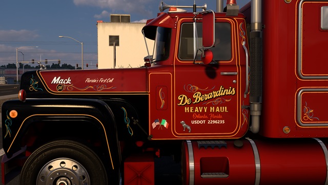 Updated De Berardinis Heavy Haul skin for the Harven Mack R.