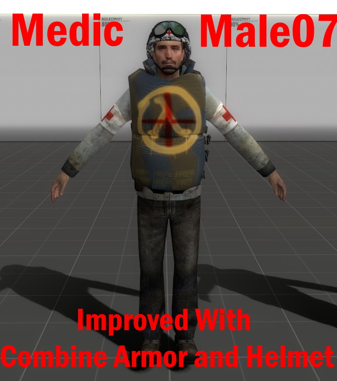 Male 07 Medic With Combine Armor and Helmet