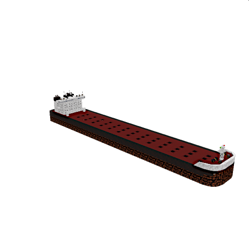 Massive Rusty Bulk Carrier