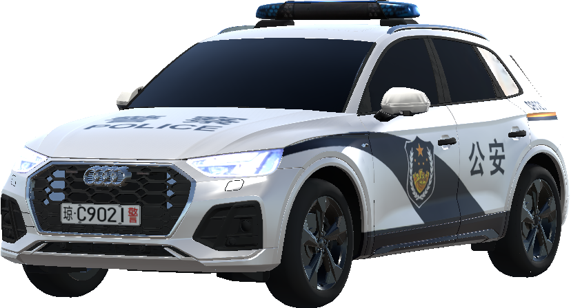 Chinese police car livery