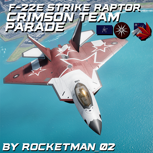 F-22E Strike Raptor | Crimson Team - Parade