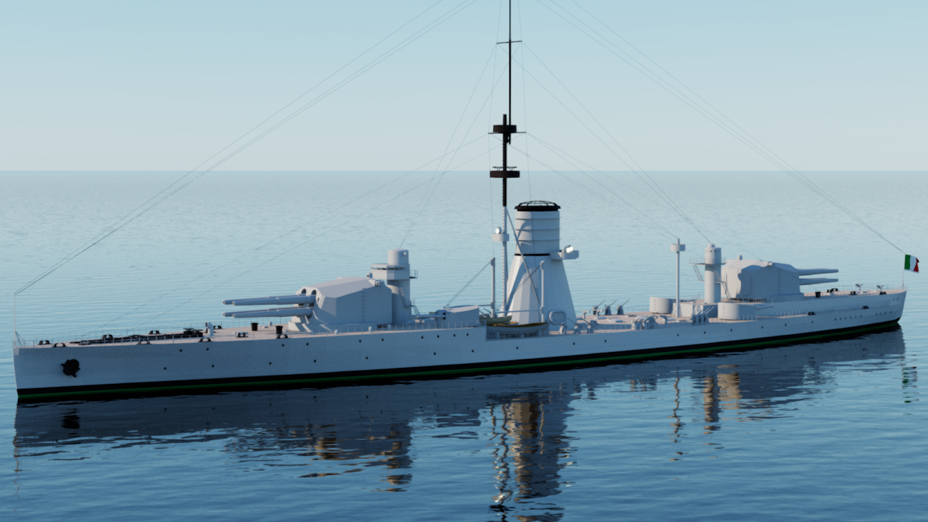 Ferretti Quad turret Battleship