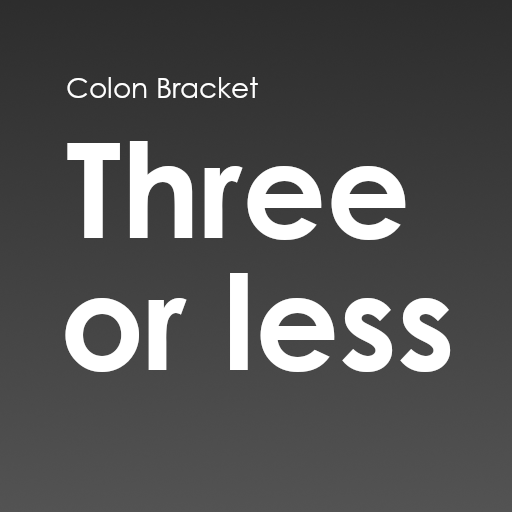 Three or Less