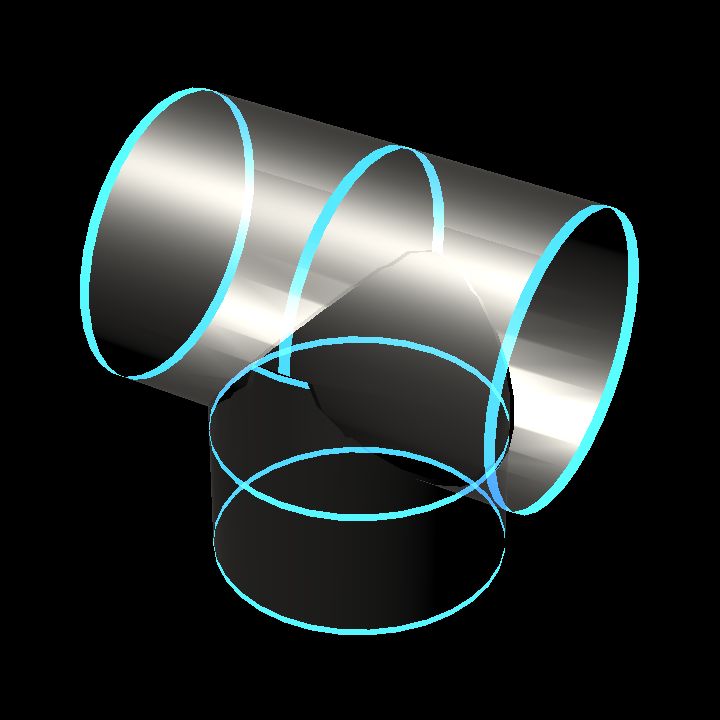 A Modular Glass Tunnels - T junc 1