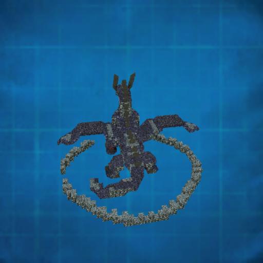 back right/left dragon