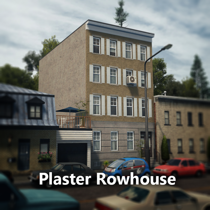 Plaster Rowhouse