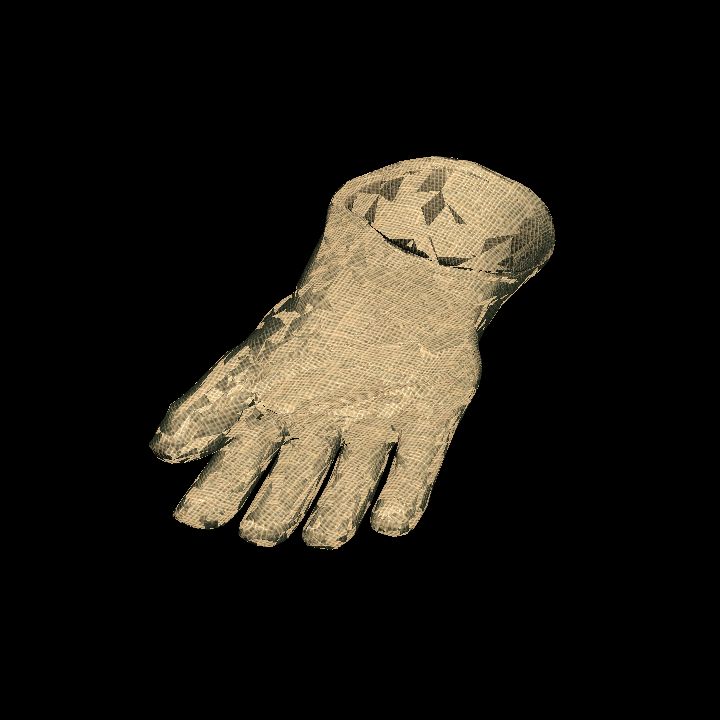 Hessian gloves - lying L