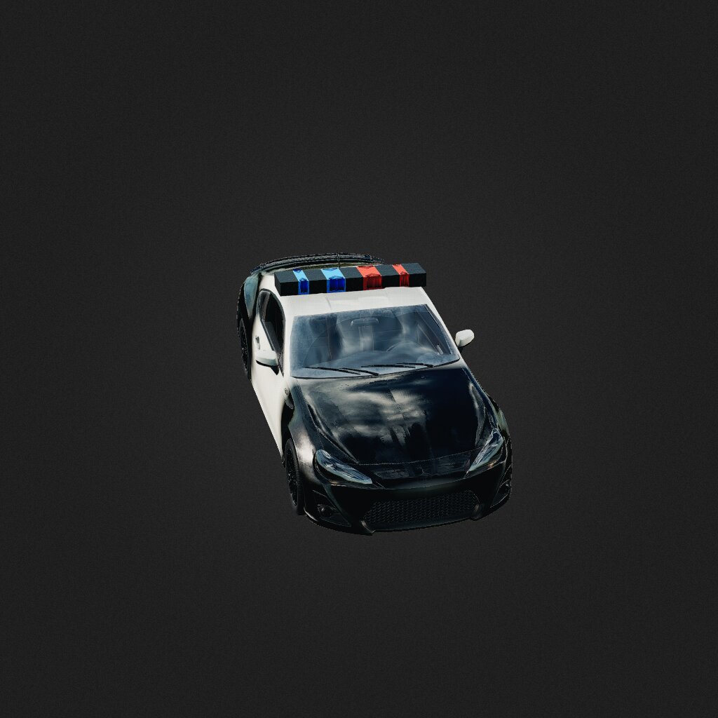 Police Car with Lights