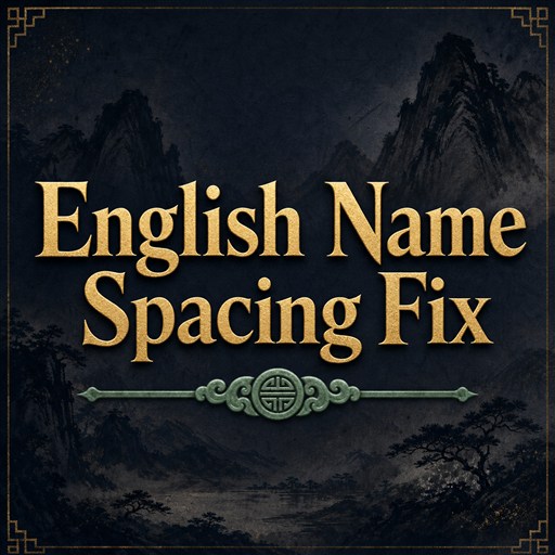 English Localization Fixes: Names, Portraits & Dialogue