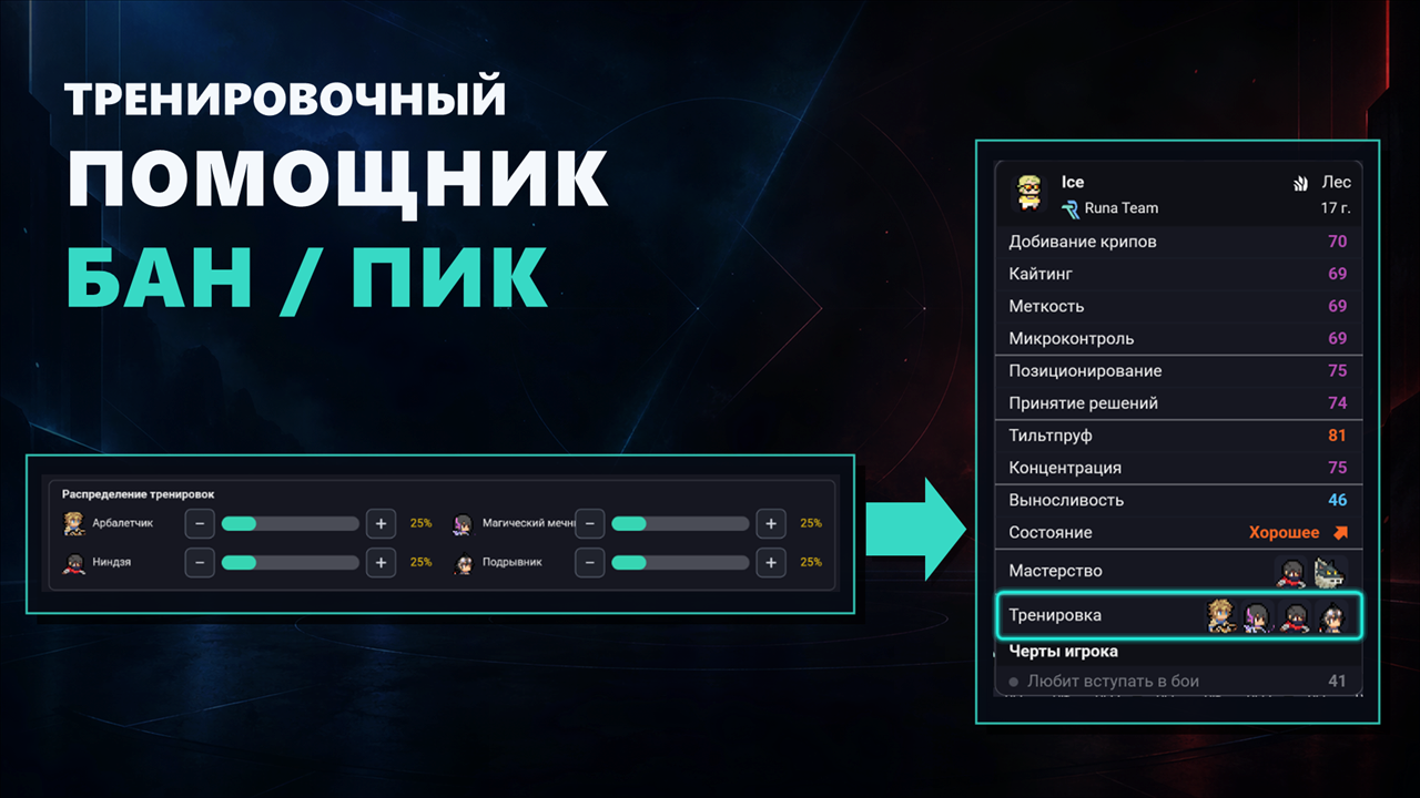 Тренировочный помощник БАН/ПИК