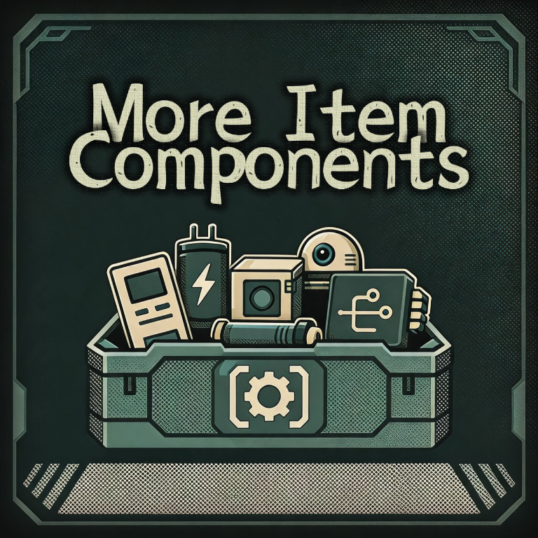 More Item Components (DLC testing)