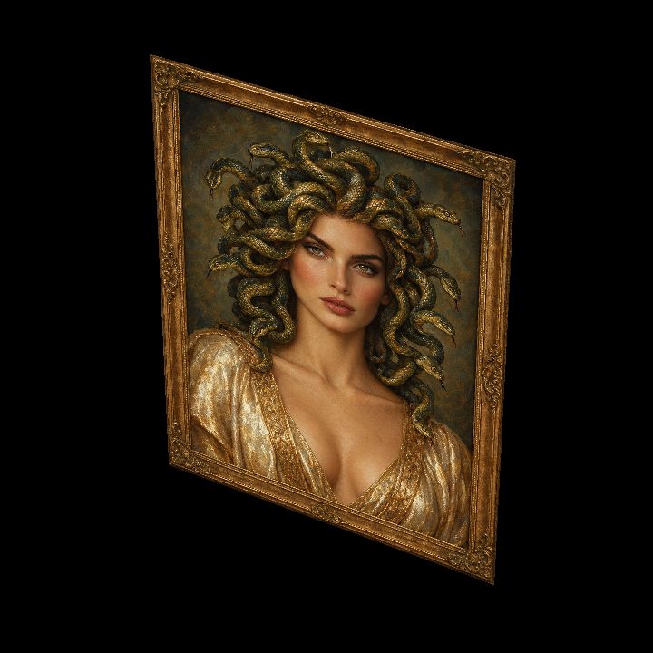 Painting, Gorgon: Medusa {2D}