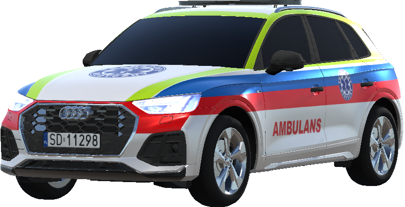 PL Ambulans Audi Q5-Limonka