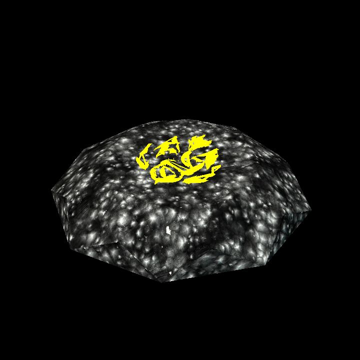 A glowing sigil stone D - serpent
