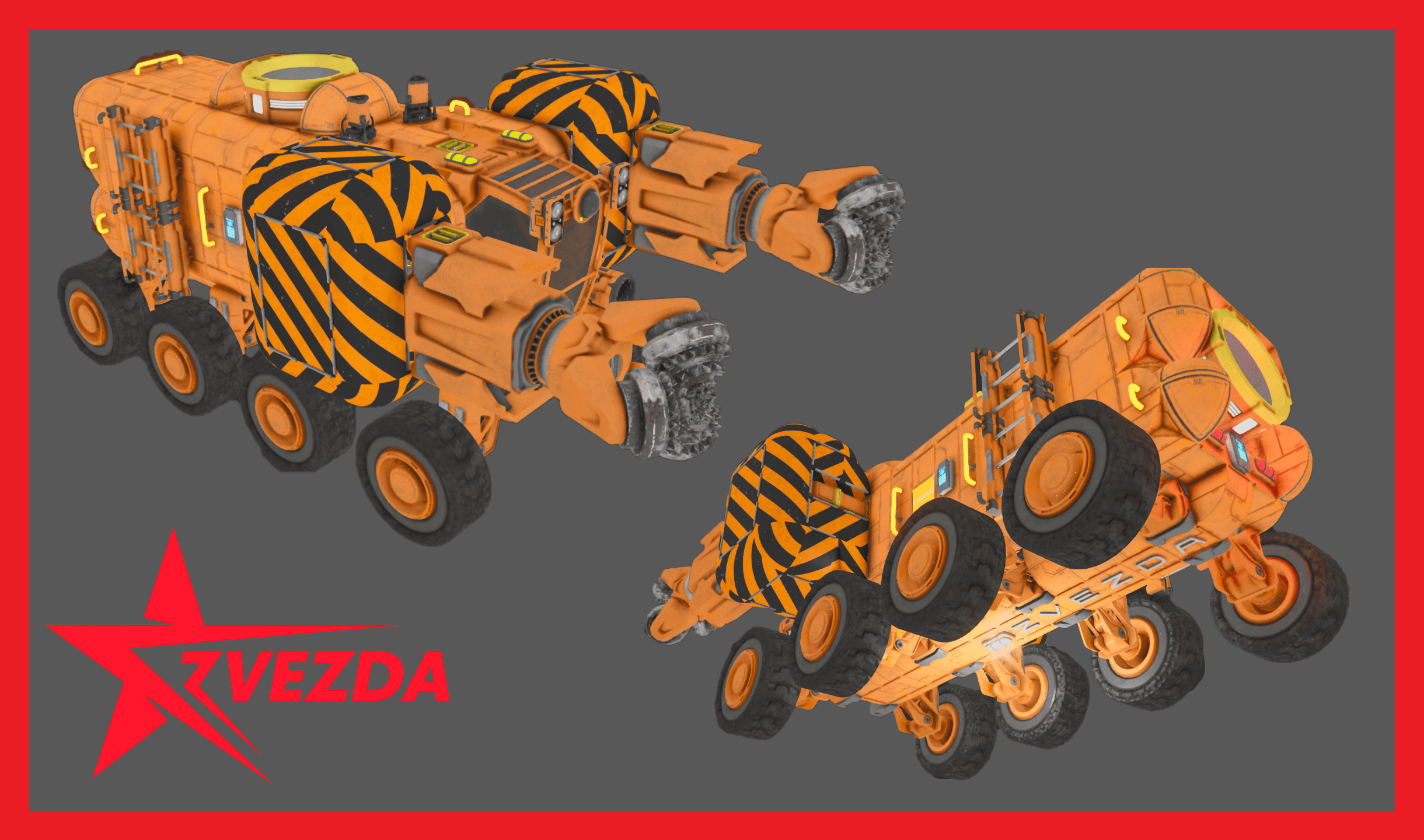 Zvezda GLP-15 'Kopalka' - Mining Rover preview