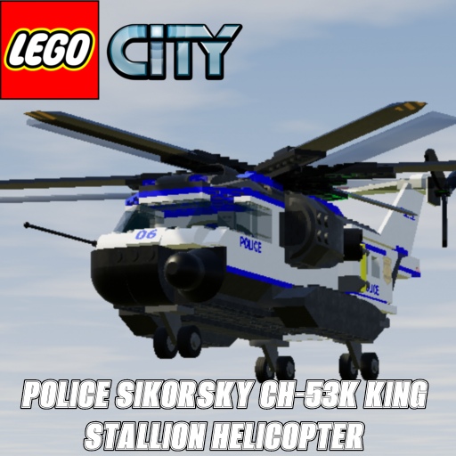 LEGO® City™ Police Sikorsky CH-53K King Stallion Helicopter 60046