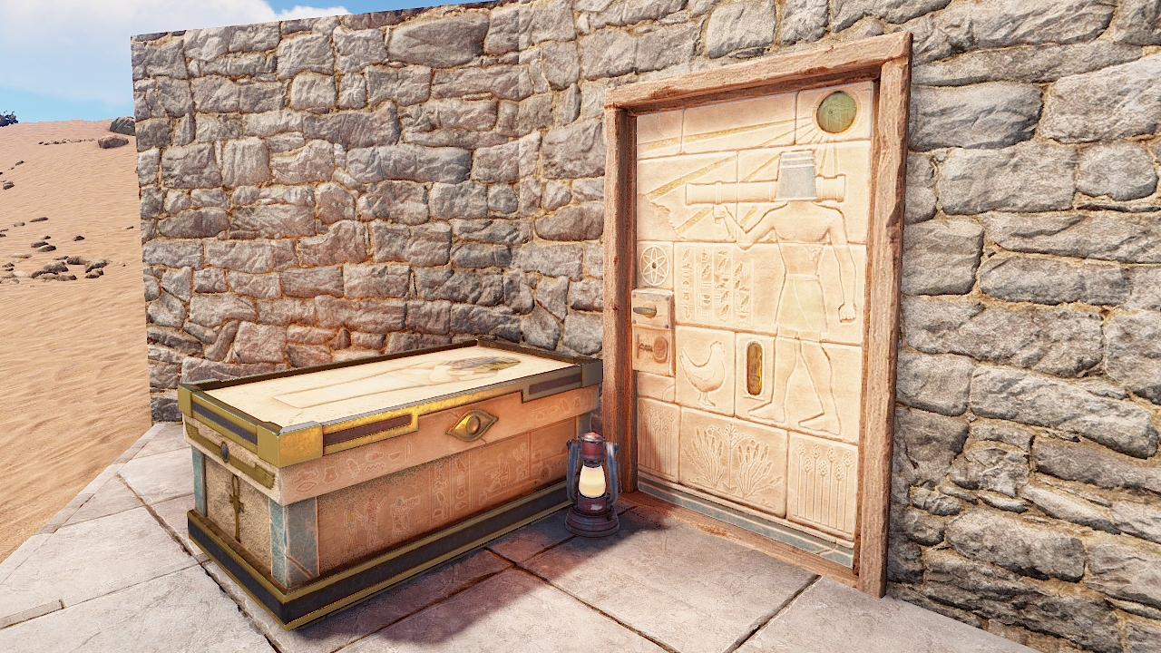 Hieroglyphic Large Box