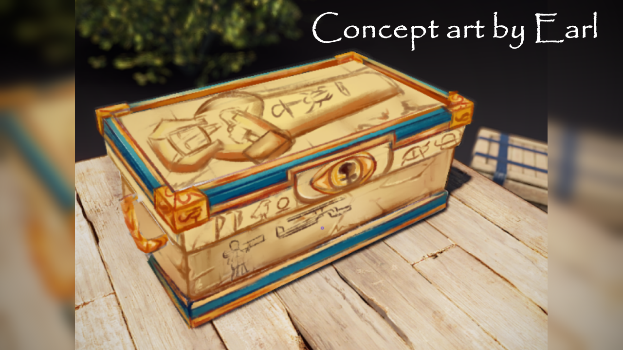 Hieroglyphic Large Box