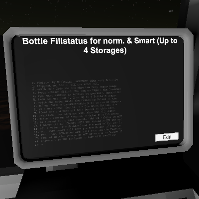 Bottle Fillstatus for norm. & Smart (Up to 4 Storages)