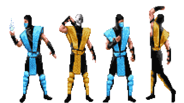 Scorpion & Sub-Zero - Mortal Kombat 2 SNES