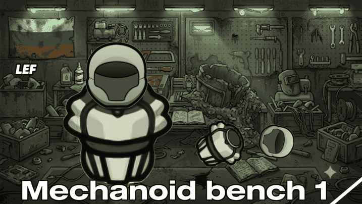 [sbz] Mechanoid Bench 1 rus/рус mod preview for RimWorld