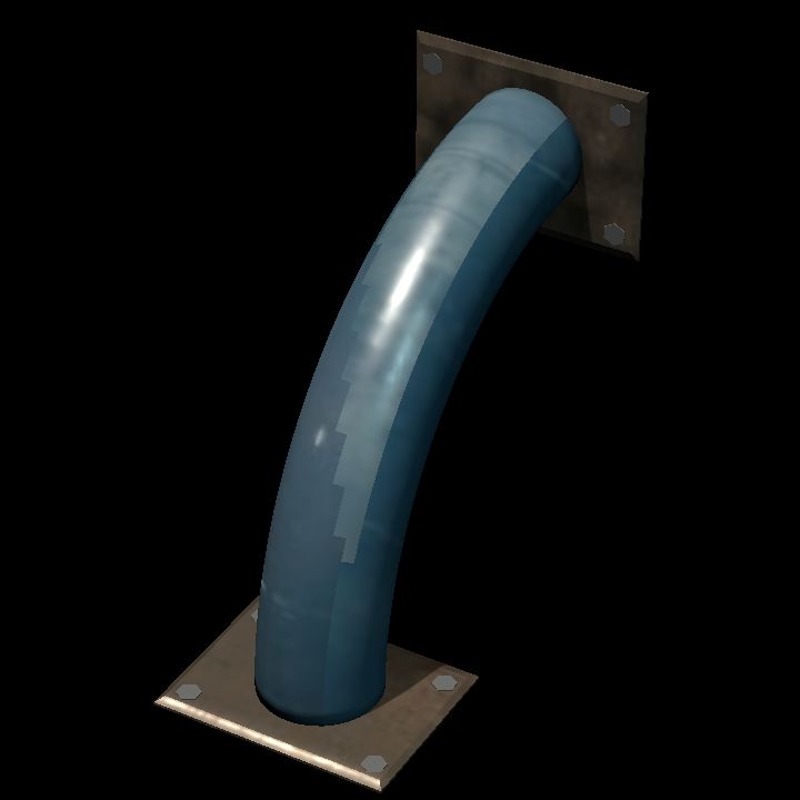 Wall pipes C - single
