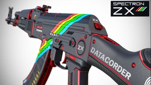 Steam Workshop::Ak-47 | ZX Spectron (Rework)