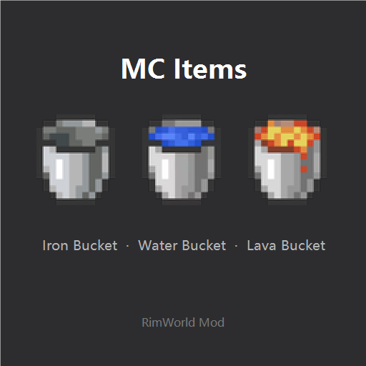MC Items mod preview for RimWorld