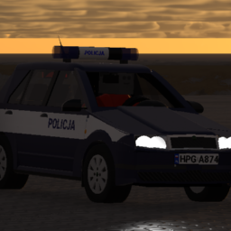 Skoda Fabia 1 Generacji Policja