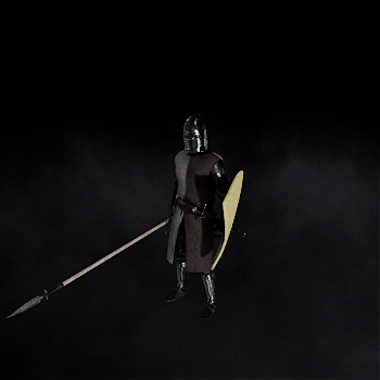  armored spearmen