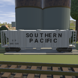 1960's Southern Pacific 3 Bay Covered Hopper