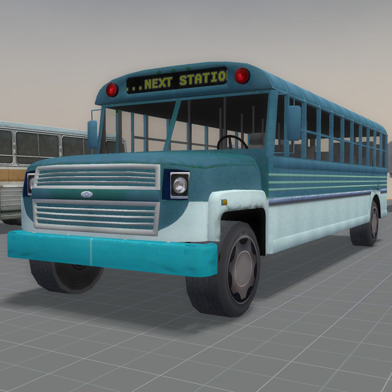 public bus (church bus)
