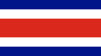 The flag of Costa Rica