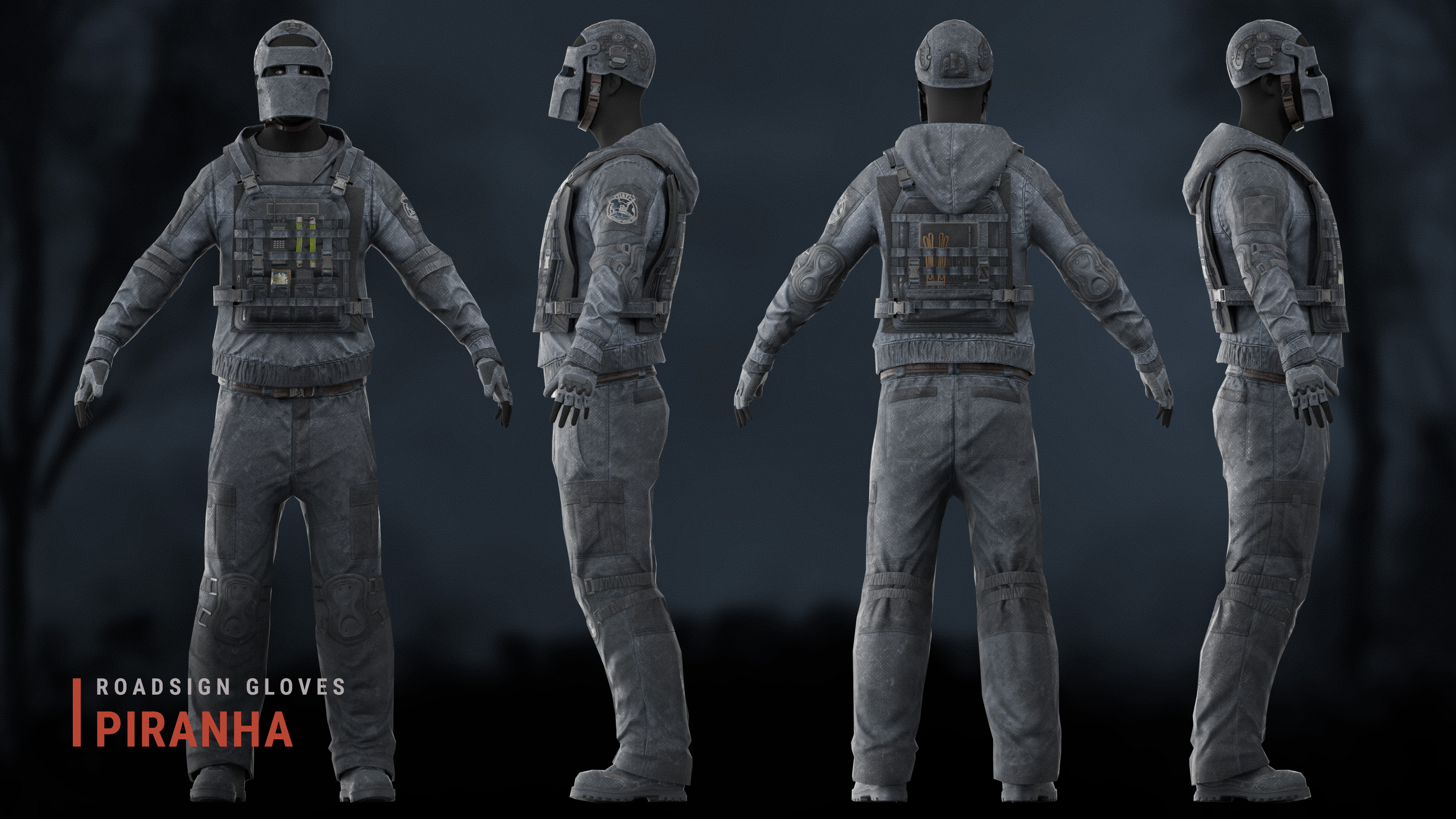 Island Assault Team Roadsign Gloves thumbnail 5