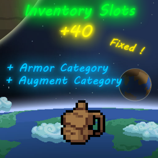 More Inventory Slots +40 +2 Categories Fixed