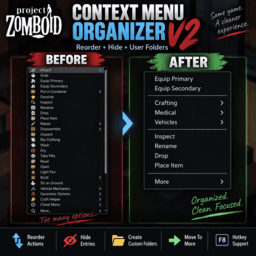 Context Menu Cleanup & Organizer Build 42.21