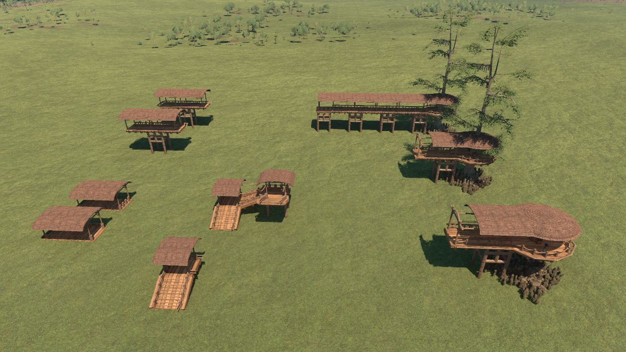 Safari Style Viewing Platform Pieces Pack