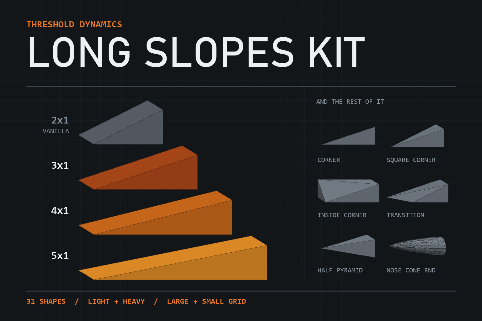 -TD- Long Slopes Kit