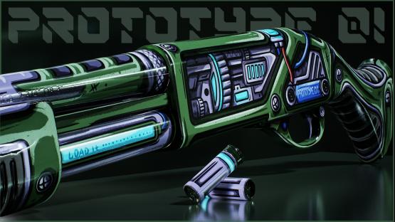 Sawed-off | Prototype-01 (green)