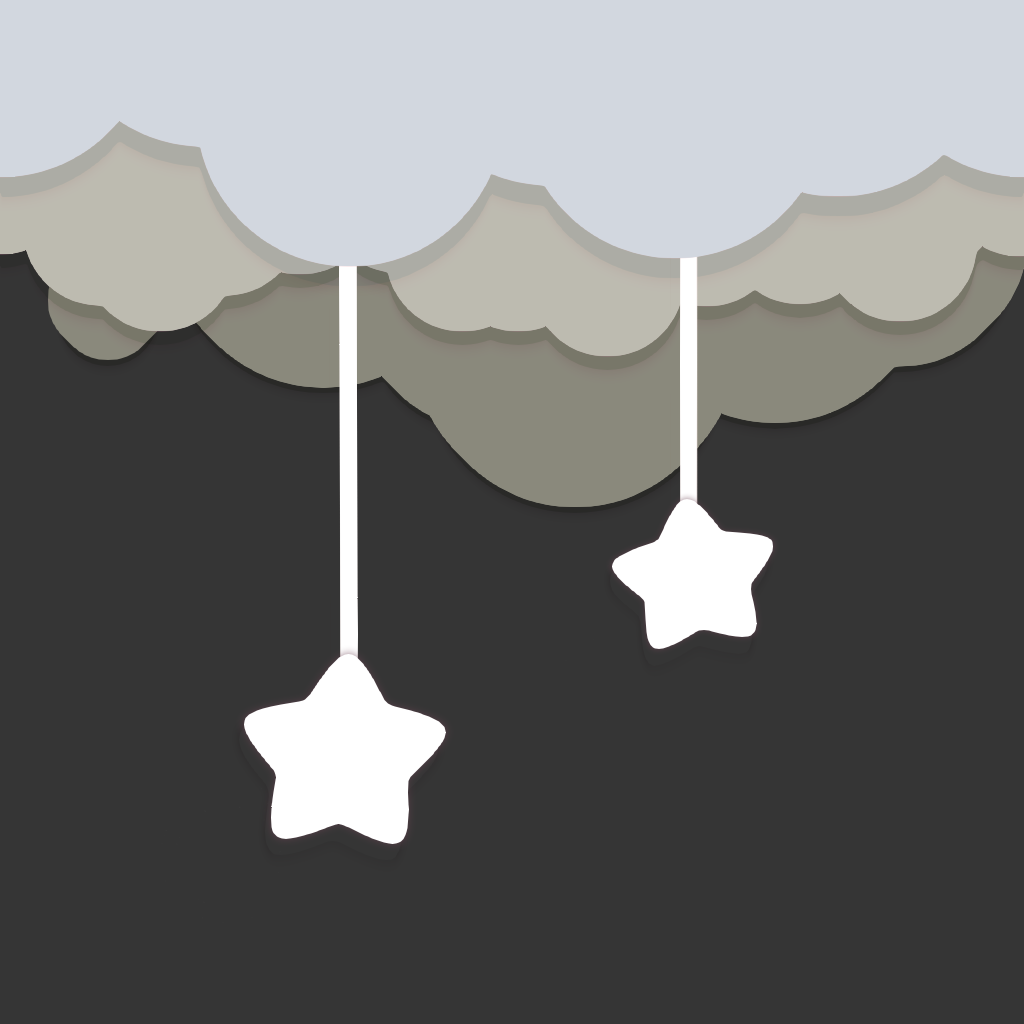 Guppy's Monochrome Star Wallpaper preview