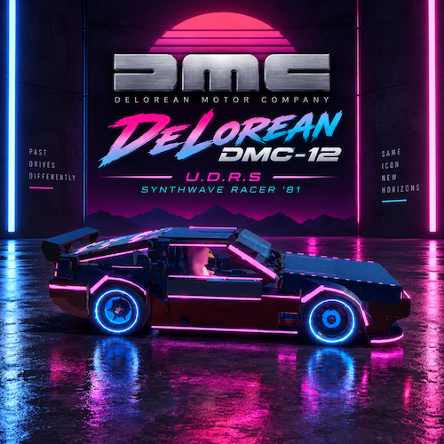 DMC DeLorean DMC-12 U.D.R.S Synthwave Racer '81
