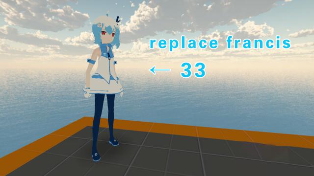 bilibili 33（哔哩哔哩 33娘）replace francis