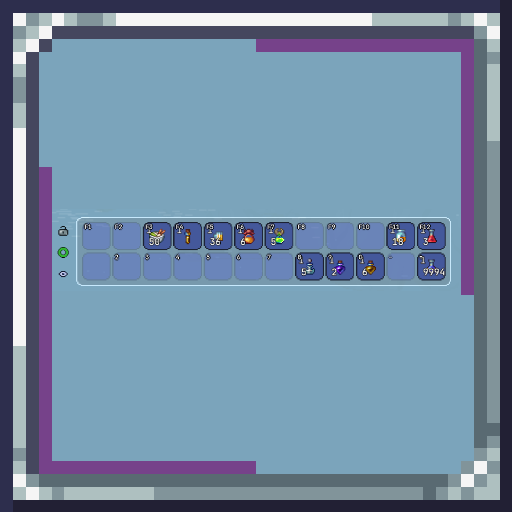 MMO-like hotbar – tModLoader Mod